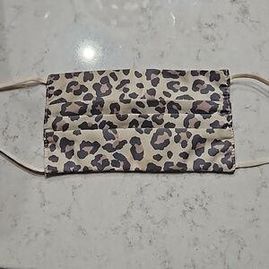 Cheetah print face mask
